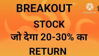 BREAKOUT STOCKS FOR SWING TRADING [upl. by Asik]