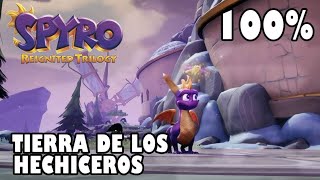 Spyro Reignited Trilogy  Tierra de los Hechiceros 100  Jeshua Games [upl. by Enilec]