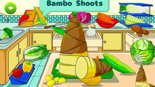 Bamboo Shoots  Vegetables Learning [upl. by Leventhal]