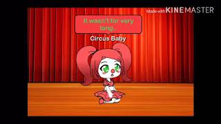 Circus Baby’s Story Gacha Life [upl. by Welles]