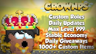 NEW GROWTOPIA PRIVATE SERVER  STABLE  ALL WORKS ⭐CROWN GTPS⭐ [upl. by Adnohsat]