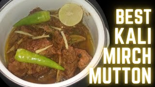 Kali Mirch Mutton Recipe Mutton Kali Mirch Karahi recipe Mutton Black Pepper Recipe by easy food [upl. by Illyes170]