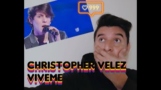 REACCION  CHRISTOPHER VELEZ  VIVEME [upl. by Melmon]