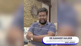 Dr Ranadip Halder  West Bengal  Awareness on Bone and Joint Health  Keep Joints Moving [upl. by Nottap]