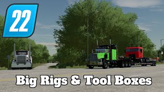 FS22 Mod Spotlight  Big Rigs amp Tool Boxes [upl. by Mcleod]