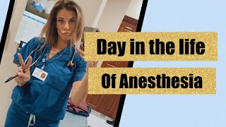 CRNA vlog A day in the life of anesthesia [upl. by Acimaj]