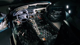 Installing Sound Deadening To The Interior Of My BMW E36 [upl. by Aicercul427]