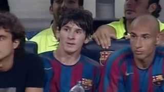 Messi contra la Juventus en su primer Gamper 2005 [upl. by Tim]