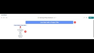 Lets Build a Smartsheet Dashboard  Step 2  Metric Smartsheet dashboard [upl. by Elimaj]