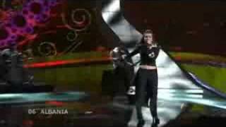 Eurovision 2008 Second SemiFinal Albania Live [upl. by Eciened]