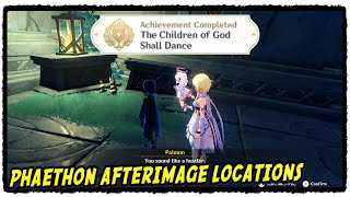 Enkanomiya all Phaethon Afterimages Locations  The Children of God Shall Dance Achievement [upl. by Anyaj]