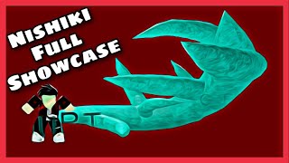 Ro Ghoul Nishiki Full Showcase and Review PVP Stats  Roblox [upl. by Enicar]