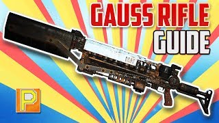 Fallout 76  Gauss Rifle  Best Energy Weapon  RARE WEAPON GUIDE [upl. by Varhol]