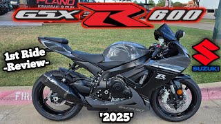 2025 Suzuki GSXR 600 Ride amp Review  Not the Same as 2024 Gsxr 600 [upl. by Notyarb]