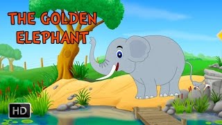 Jataka Tales  The Golden Elephant  Animated  Cartoon Stories for Kids [upl. by Lillis]