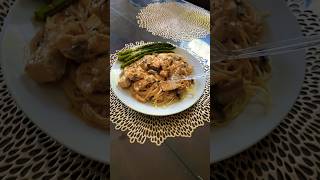 Chicken Alfredo pasta 🇮🇹 [upl. by Anyal505]