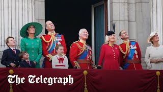 Trooping the Colour amp flypast 2023 in full King Charles celebrates first birthday parade [upl. by Nykal]