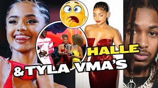 Halle Bailey at the MT VMAS  DDG Halo Mishap😮😮 [upl. by Chong212]