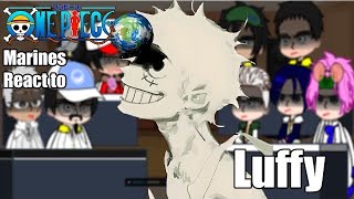 Marines react to Luffys Gear 5Joyboy  One Piece [upl. by Vashtee]