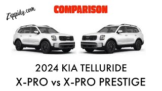 2024 Kia Telluride SX XPro vs 2024 Kia Telluride SX XPro Prestige [upl. by Biamonte]