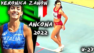 Veronica Zanon Leaves Ancona Happily  Triple Jump [upl. by Einnus]