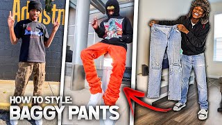 How To Style BAGGY JEANS Outfit Ideas [upl. by Buller]