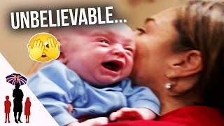 Mom nearly drops newborn trying to discipline other kids  Supernanny USA [upl. by Refeinnej]