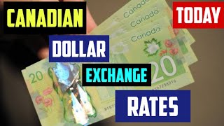 CANADIAN Dollar Currency Exchange Rates TODAY 10 September 2023 USD CAD [upl. by Einnim89]