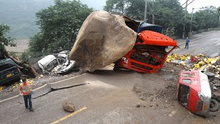 20 AMAZING Biggest Trucks amp Excavator Driving Skills  Extreme Dangerous Heavy Truck Rescue Fails [upl. by Hendel416]