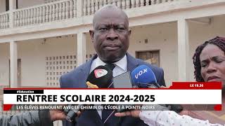 RENTREE SCOLAIRE 20242025 A POINTE NOIRE [upl. by Ecyaj]