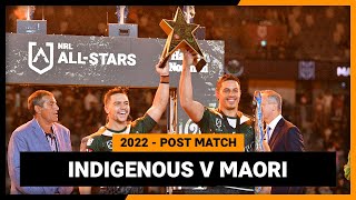 NRL All Stars 2022  Indigenous v Maori Post Match Ceremony  NRL [upl. by Colas]