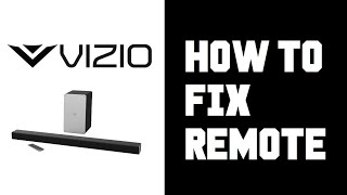 Vizio Sound Bar Remote Not Working  How To Fix Remote Vizio Sound Bar Instructions Guide Tutorial [upl. by Asoramla]