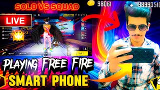 BEST SOLO VS SQUAD GAMEPLAY ON MOBILE PLAYER GARENA FREE FIRE BHAVYA IS GO 🔴LIVE STREAM [upl. by Elyrpa]