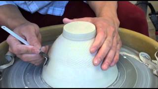 113 Learning the Chattering Tips for Texturing the Pottery Surface with HsinChuen Lin [upl. by Eniwtna]