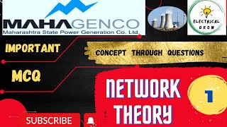 Mahagenco AE Lecture01 Network Theory  Mahagenco Previous Year Questions  Hindi [upl. by Torre453]