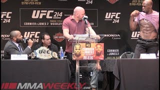 UFC 214 Cormier vs Jones 2 Press Conference FULL [upl. by Nosyk467]