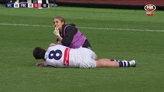 Gaff strikes Brayshaw  Round 20 [upl. by Francesco]