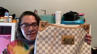 Louis Vuitton galliera pm Damier azur review [upl. by Babby]