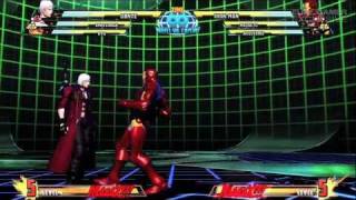 MvC3  Marvel vs Capcom 3 Tutorial Basics amp Air combos [upl. by Ynnav]