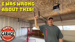 OSB Ceiling for Garage The Easy Way to Finish Your Space DIY [upl. by Uhthna670]