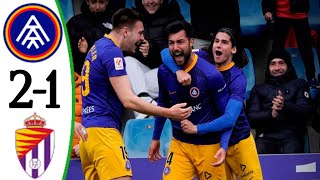 Andorra vs Valladolid 21 Aurélien Scheidler Goal  All Goals and Extended Highlights [upl. by Cal]