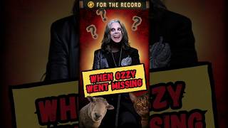 Ozzy Osbourne Went MISSING On Black Sabbath Tour 😂 ozzyosbourne shorts funnyrockstar [upl. by Yeung]