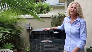 Quiet Air Conditioner  Trane XV20i Variable Speed AC  Best HVAC Service in San Diego [upl. by Imuya]