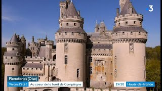 Le château de Pierrefonds au coeur de la forêt de Compiègne [upl. by Maurreen664]