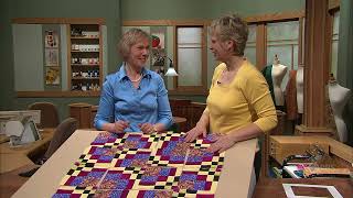 Bargellos Quilts With a Twist  Part 1  Sewing With Nancy [upl. by Ihcur]