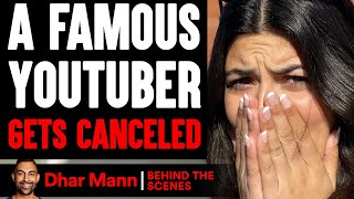 Famous YOUTUBER Gets CANCELED Behind The Scenes  Dhar Mann Studios [upl. by Yartnod]