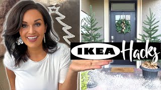 Shockingly EASY DIY IKEA Hacks for Christmas  Shop w Me [upl. by Eltsyrc]