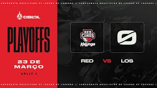 RED Kalunga x LOS  CBLOL 2024 1ª Etapa  Playoffs MD5 [upl. by Noella]