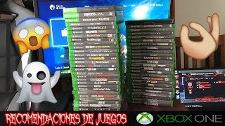 XBOX ONE  MI COLECCIÓN DE JUEGOS RECOMENDACIONES DE JUEGOS ETC [upl. by Janette507]