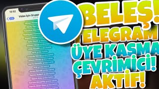 Telegram Ücretsiz Üye Hilesi 2024  Telegram Çevrimiçi Aktif Üye Hilesi 2024 telegram [upl. by Annoled302]